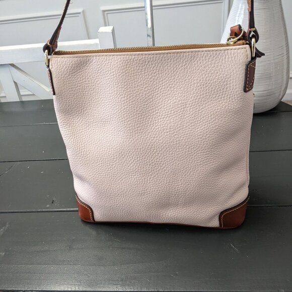 Dooney & Bourke Pink and Brown Crossbody Bag - Picture 5 of 13